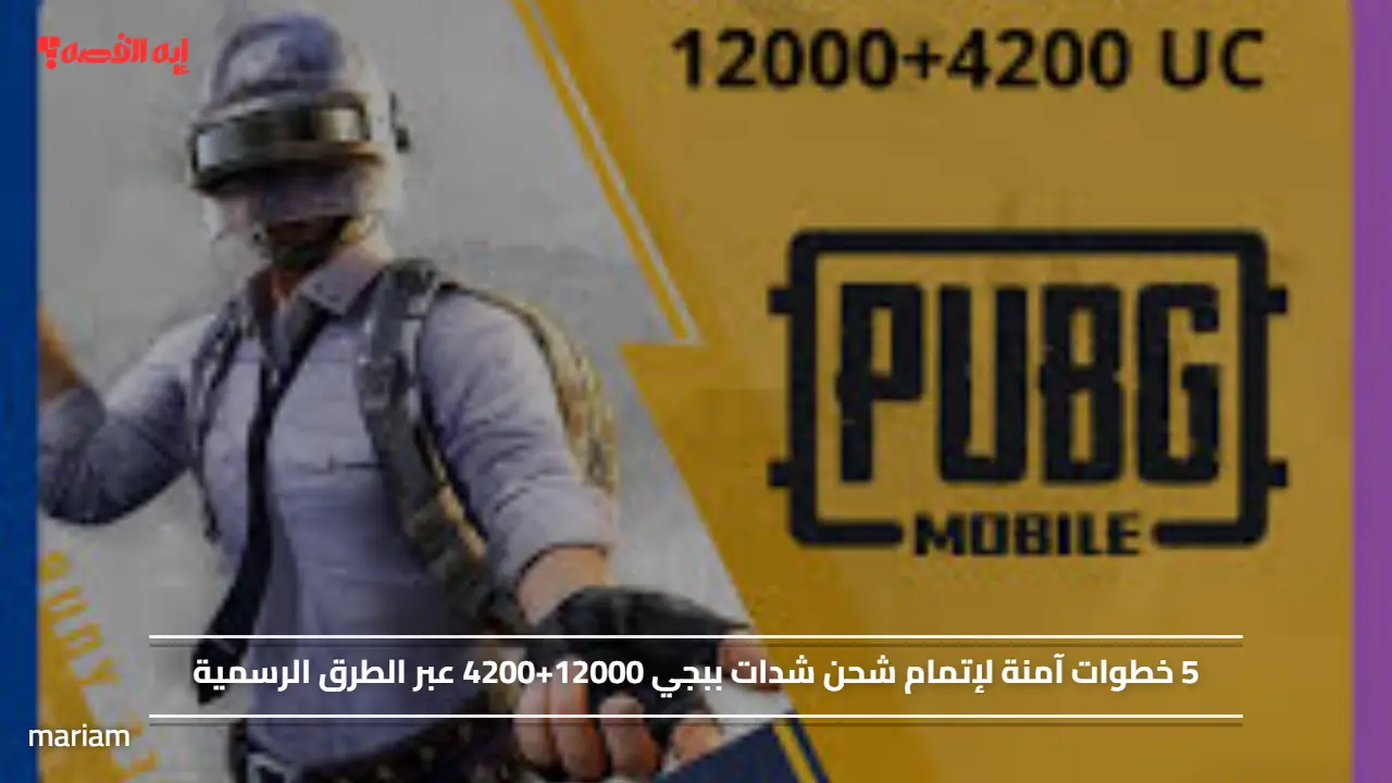 5 خطوات آمنة لإتمام شحن شدات ببجي 12000+4200 عبر الطرق الرسمية